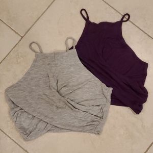 High neck Cropped Top